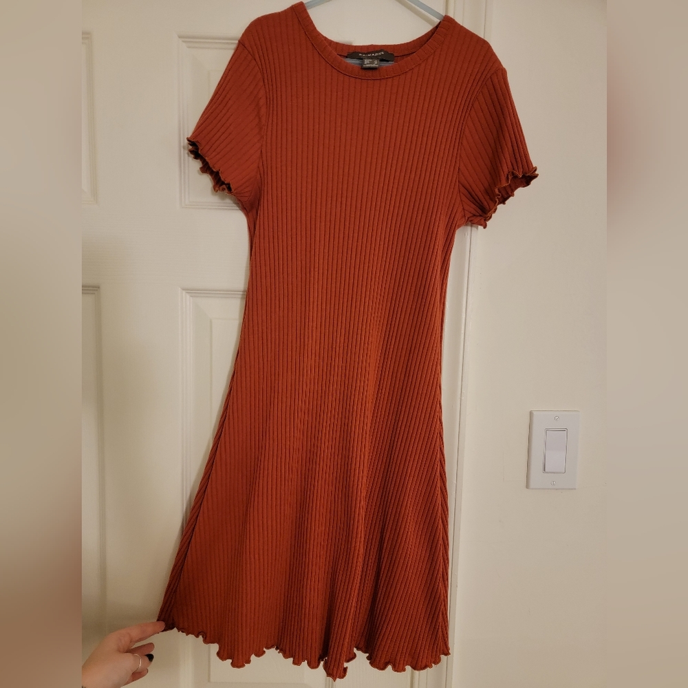 Orange Mini Dress